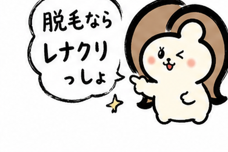 「脱毛ならレナクリっしょ」と推すカツ子｜レナトゥスクリニック